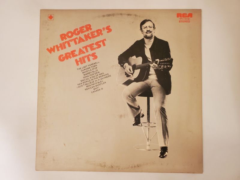 Roger Whittaker Roger Whittaker's Greatest Hits vinyl record